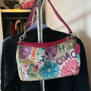 Vintage coach floral bag